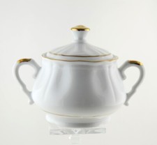 Sucrier 6 T en porcelaine fine or 1 er choix Ginori  marqué Philippe de Saxe