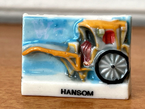 Fève hansom voiture - hansom,