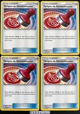 Lot 4 Cartes Pokemon TAMPON DE REINITIALISATION 206/236 SL11 FR NEUF
