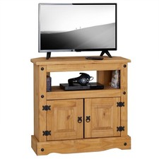 Meuble TV Bois Pin Massif 85cm