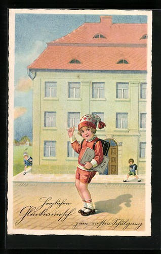 Carte postale félicitations