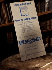 Carte routière ancienne