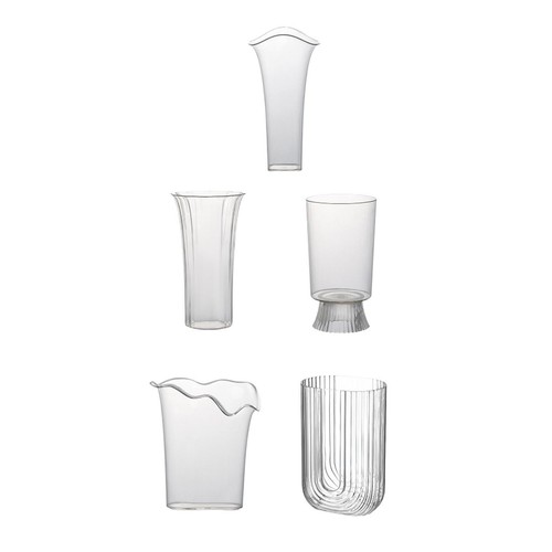 Vase transparent pour fleurs
