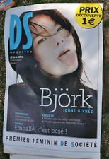 Bjork - Affiche Abri Bus Paris