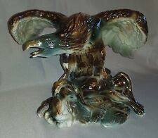 Superbe Rare Gros Groupe Animalier Aigle Lapin Cluj-Napoca Art-Deco 1930 Top +++