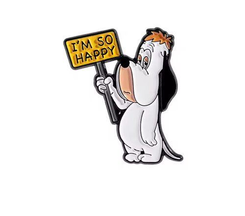 Pin droopy avec pancarte - droopy,