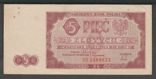 Pologne rare zlotych 1948 - pologne, :