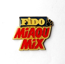 RNT 15/ Pin's aliments pour chat chien FIDO Miaou Mix