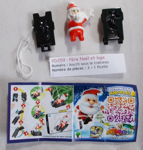 Kinder vd259 père noël - -,