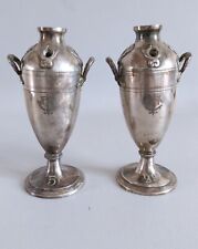 CHRISTOFLE  -  Vases soliflores argentés