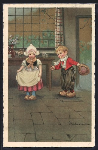 Carte postale artiste - carte, d'artiste