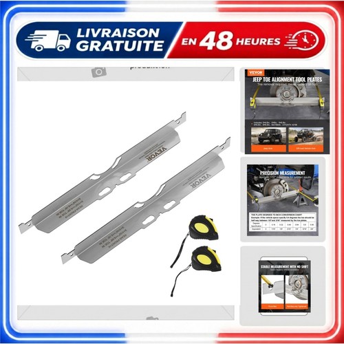 Outil alignement roues vevor - roues, 2