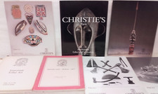 Arts primitifs Tribal art 7 catalogues ventes aux enchères Christie's 1978-2002