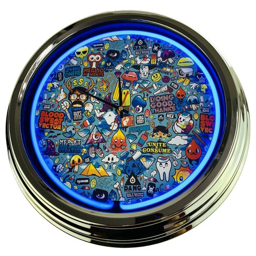 0438 horloge murale - art, pop