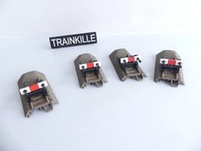 62977 / TRIX HO 4 RAILS HEURTOIRS DROITS BALLASTES CODE 83 LONGUEUR 85 MM