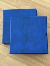 LOT DE 2 SUPERBES CLASSEURS PHILATÉLIE 4 ANNEAUX LEUCHTURM