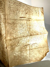 Parchemin Manuscrit 1655