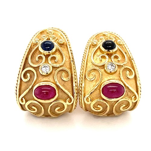 14k jaune oreille - oreille, clips