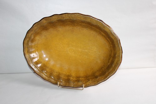 Ancien plat ovale - , creux