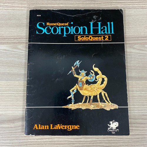 Runequest scorpion hall solo - runequest,
