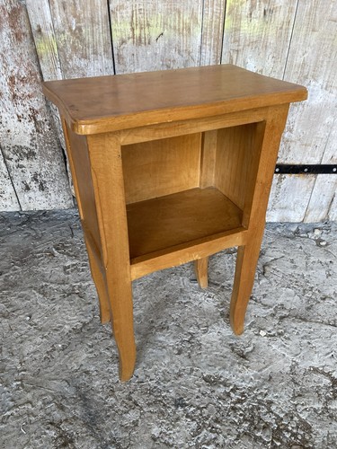 Chevet ancien table - nuit, bois