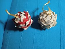 Boule de noel fait main neuve