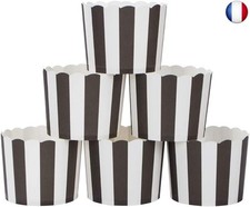 Webake 50 Pcs Caissettes Cupcake Moules à Muffins Papier Moulle a Muffin - 
