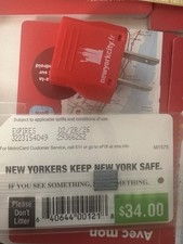 Carte Ticket Métro New York