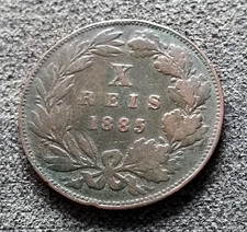 Monnaie Portugal 10 Reis 1885 LOUIS I  KM#526 [3359]