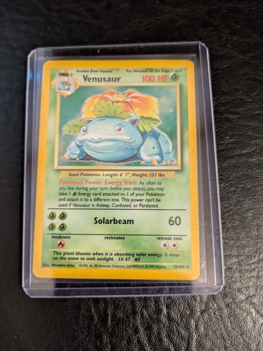 Vénusaur 102 holo rare - vénusaur,