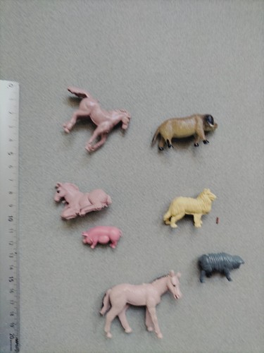 Cochon chevaux chien - , figurine