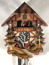 Horloge Coucou Vintage Avec Fonction Musicale Danseurs Roue À Eau