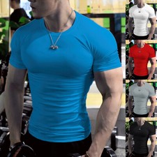 Pull Tee Gym Tops Fitness T