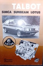 Talbot simca  sunbeam lotus 