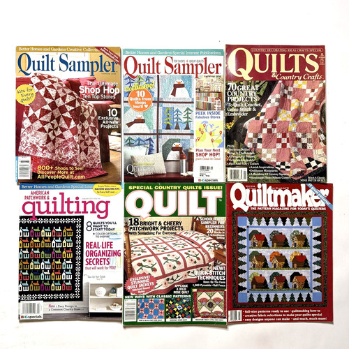 Lot quilt magazines american - magazines,