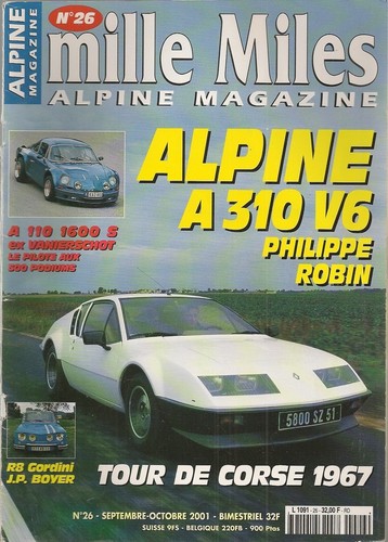Mille miles alpine a310 - miles, 26