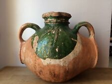 ancien tonnelet terre cuite vernissée , Chapelle des pots saintonge, début 19ème