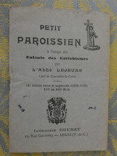 petit paroissien enfants des cathechisme abbe lejeune 1938 39  Brunet