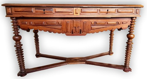 Table réfectoire baroque - table,