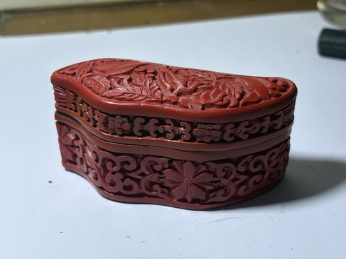 Boîte laque cinabre - de,