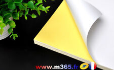 Feuille Papier Autocollante A4 Multi usages timbres en ligne (non prédécoupé)