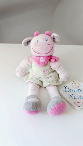 Peluche doudou vache rose - peluche/doudou, robe