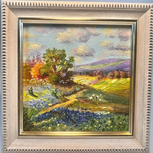 Original autographed oil - original,