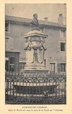 CPA 71 ROMANECHES THORINS STATUE RACLET