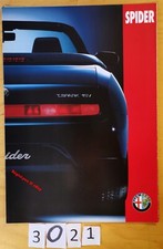 ALFA ROMEO SPIDER 2.0 T. SPARK 16V / 3.0 V6 Prospectus 8 pages Fr 2/1996