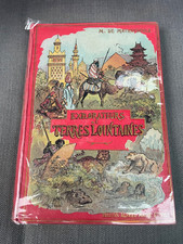 Livre Exporateurs et terres lointaines Mathuisieulx Mame cartonnage Robida