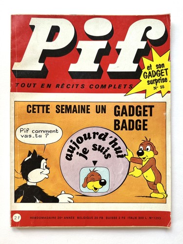 Pif gadget avec - pif, support