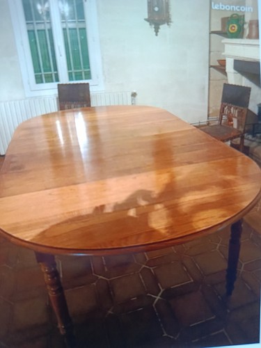 Table bois massif avec