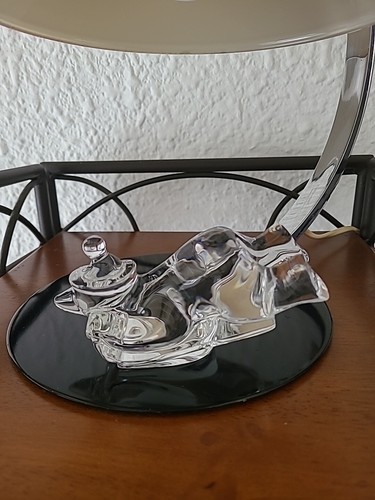Ourson luge cristal - en,