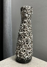 Vase en céramique vintage milieu du siècle W. Germany en forme de fleurs «...